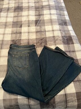 Classic Women's Dark Blue Straight-Leg Jeans